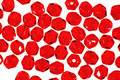 Czech Fire Polished Glass Siam Ruby Round 4mm