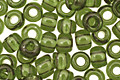 TOHO Transparent Olivine Round 6/0 Seed Bead