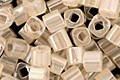 TOHO Ceylon Light Ivory Cube 3mm Seed Bead