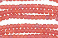 Czech Glass Fuschia (matte) Fire Polished Rondelle 2x3mm