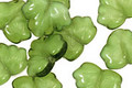 Czech Glass Lush Grass Maple Leaf 10x13mm