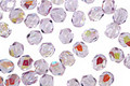 Czech Fire Polished Glass Alexandrite AB Round 4mm
