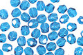 Czech Fire Polished Glass Capri Blue Round 3mm