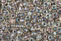 TOHO Gold Lustered Crystal (with Opaque Gray Lining) Round 11/0 Seed Bead