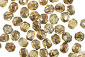 Czech Fire Polished Glass Luster Transparent Green Round 3mm