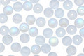 Czech Glass Matte Light Sapphire AB Round 4mm