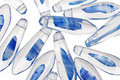 Czech Glass Crystal Ball Dagger 5x15mm