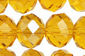 Sun Crystal Faceted Rondelle 14mm