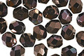 Czech Fire Polished Glass Luster Metallic Amethyst Round 6mm