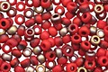TOHO Frosted Pepper Red Apollo Hybrid Round 11/0 Seed Bead