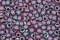 TOHO Matte Frosted Iris Blue Round 11/0 Seed Bead