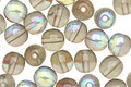 Czech Glass Black Diamond AB Round 6mm