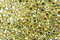 TOHO Rainbow Peridot (with Gold Lining) Round 11/0 Seed Bead