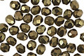 Czech Fire Polished Glass Metallic Green Round 3mm