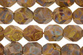 Czech Glass Misty Moors Faceted Nugget 8mm