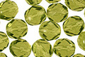 Czech Fire Polished Glass Olivine Round 8mm