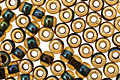TOHO Rainbow Light Topaz (with Jet Lining) Round 8/0 Seed Bead