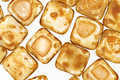Czech Glass Matte Opaque White Picasso Square 9mm