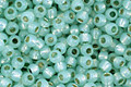 TOHO Milky Light Peridot (with Silver Lining) Round 11/0 Seed Bead