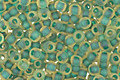 TOHO Jonquil (with Frosted Emerald Lining) Round 11/0 Seed Bead