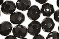 Czech Fire Polished Glass Jet Round 8mm