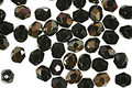Czech Fire Polished Glass Twilight Jet Round 4mm