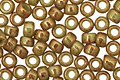 TOHO Marbled Opaque Avocado/Pink Round 8/0 Seed Bead