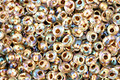 TOHO Rainbow Crystal (with Gold Lining) Magatama 3mm Seed Bead