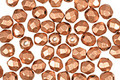 Czech Fire Polished Glass Matte Metallic Copper Round 4mm