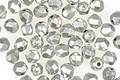 Czech Fire Polished Glass Matte Metallic Aluminum Round 4mm