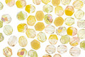 Czech Fire Polished Glass Yellow Mix Round 4mm