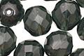 Czech Fire Polished Glass Montana Blue Round 12mm