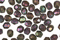 Czech Fire Polished Glass Matte Iris Purple Round 4mm