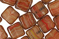 Czech Hurricane Glass Rustic Chinook Winds Square 9mm