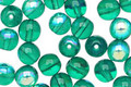 Czech Glass Emerald AB Round 6mm