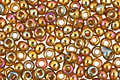 TOHO Gold Lustered Dark Topaz Round 11/0 Seed Bead