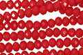 Burgundy Crystal Faceted Rondelle 4mm