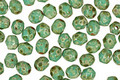 Czech Fire Polished Glass Turquoise Picasso Round 4mm