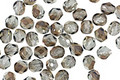 Czech Fire Polished Glass Twilight Montana Blue Round 4mm