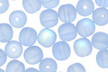 Czech Glass Matte Light Sapphire AB Round 6mm