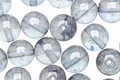 Czech Glass Luster Transparent Blue Round 8mm