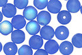 Czech Glass Matte Sapphire AB Round 6mm
