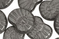 Czech Glass Cat Eye Ammonite 20x13mm