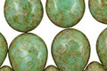 Czech Glass Opaque Turquoise Picasso Teardrop 12x16mm