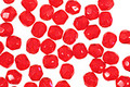 Czech Fire Polished Glass Siam Ruby Round 3mm