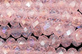 Ballerina AB Crystal Faceted Rondelle 6mm