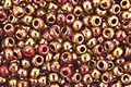 TOHO Gilded Marble Brown Round 11/0 Seed Bead