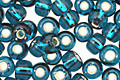 TOHO Teal (with Silver Lining) Round 6/0 Seed Bead