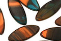 Czech Glass Poolside Horse Eye 18x8mm