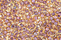 TOHO Light Topaz (with Opaque Lavender Lining) Round 15/0 Seed Bead